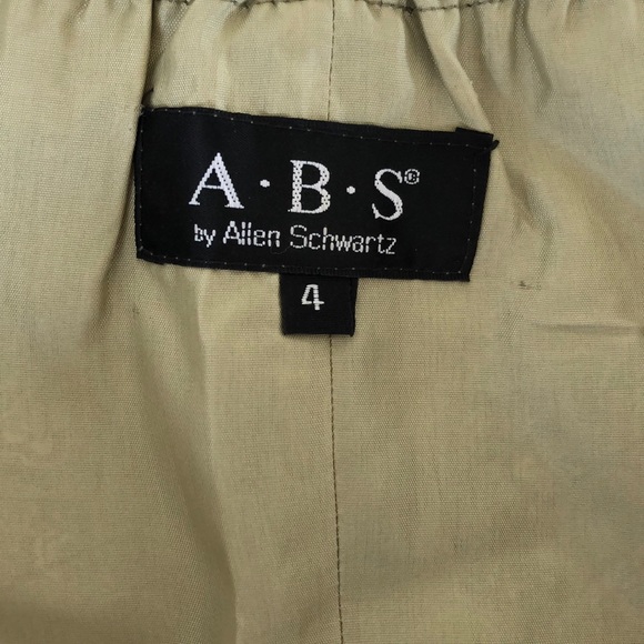 VINTAGE 1990s ABS by Allen Schwartz paisley print dress size 4 - Picture 16 of 16